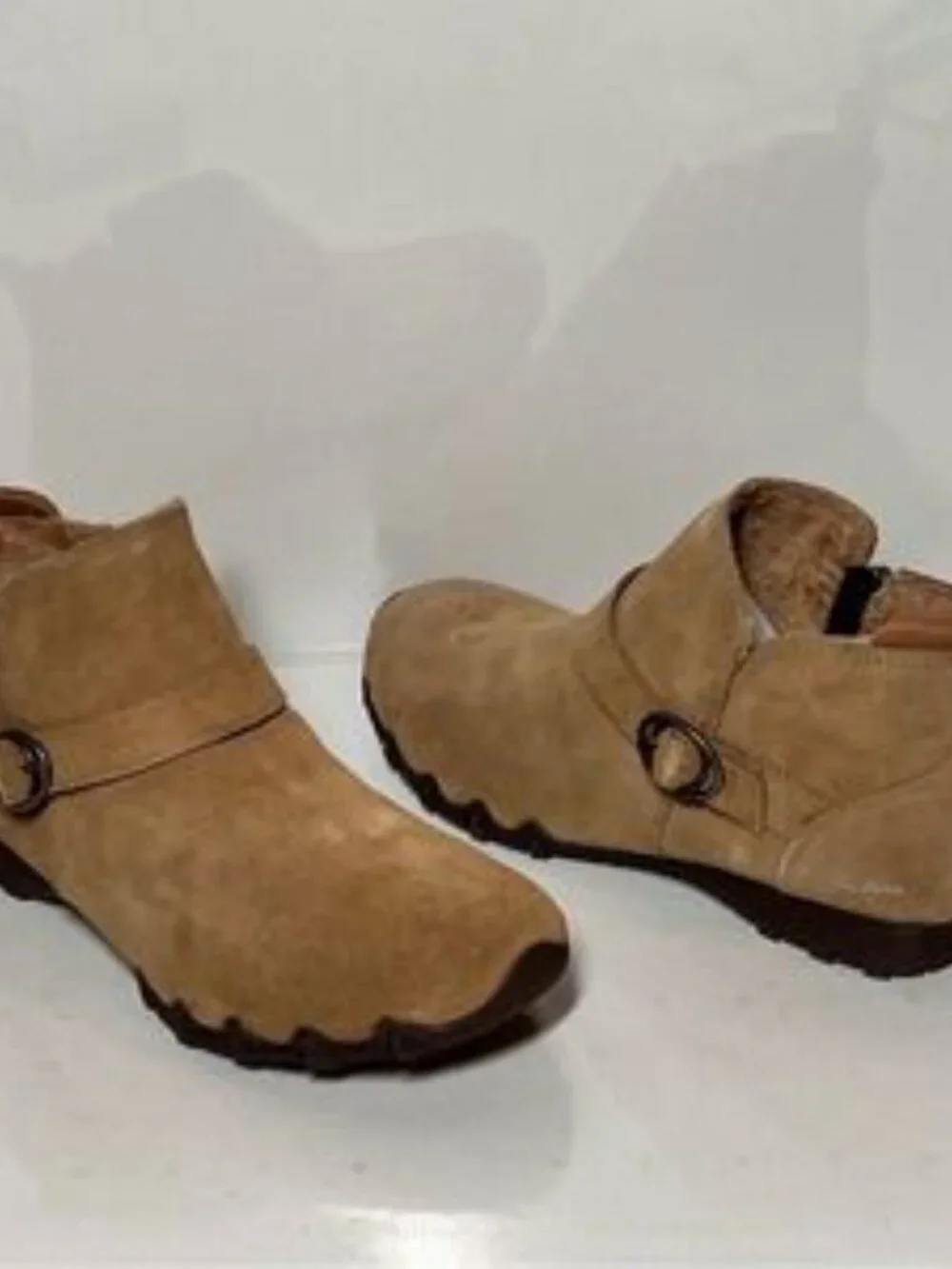 Skechers Class Bikers Lite Suede Ankle Boots